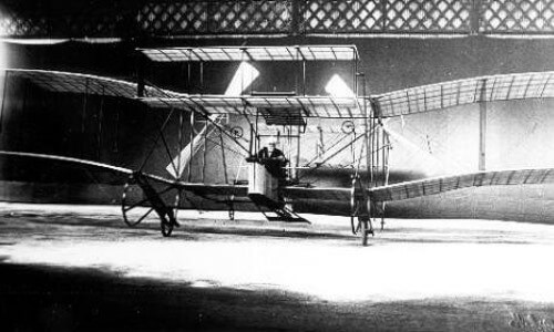 modelo aeronave de H.S, Maxim avión de Hiram Stevens Maxim